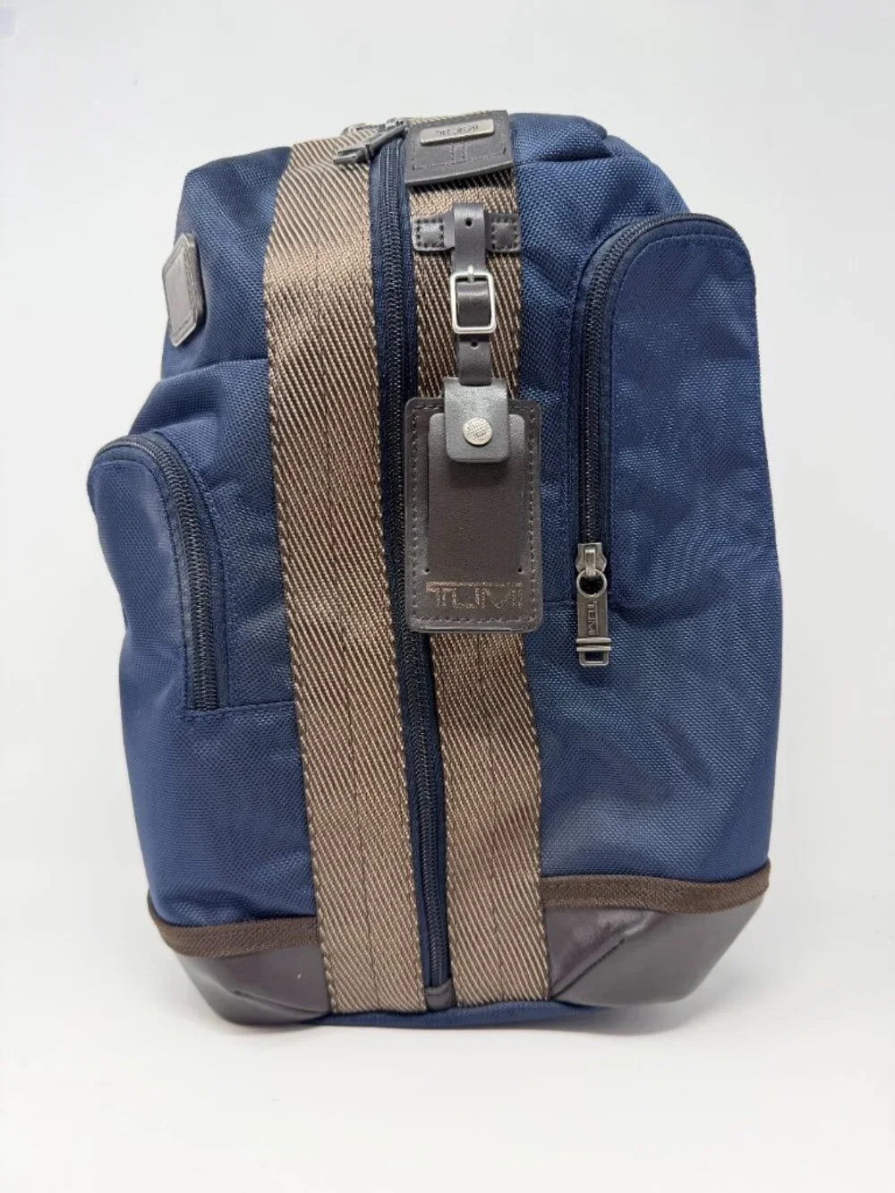 TUMI Monterey Alpha Bravo Sling Bag Navy Authentic